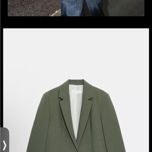 Zara Olive Green Blazer